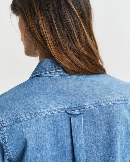 SEMI LIGHT BLUE WORN IN