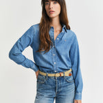 SEMI LIGHT BLUE WORN IN