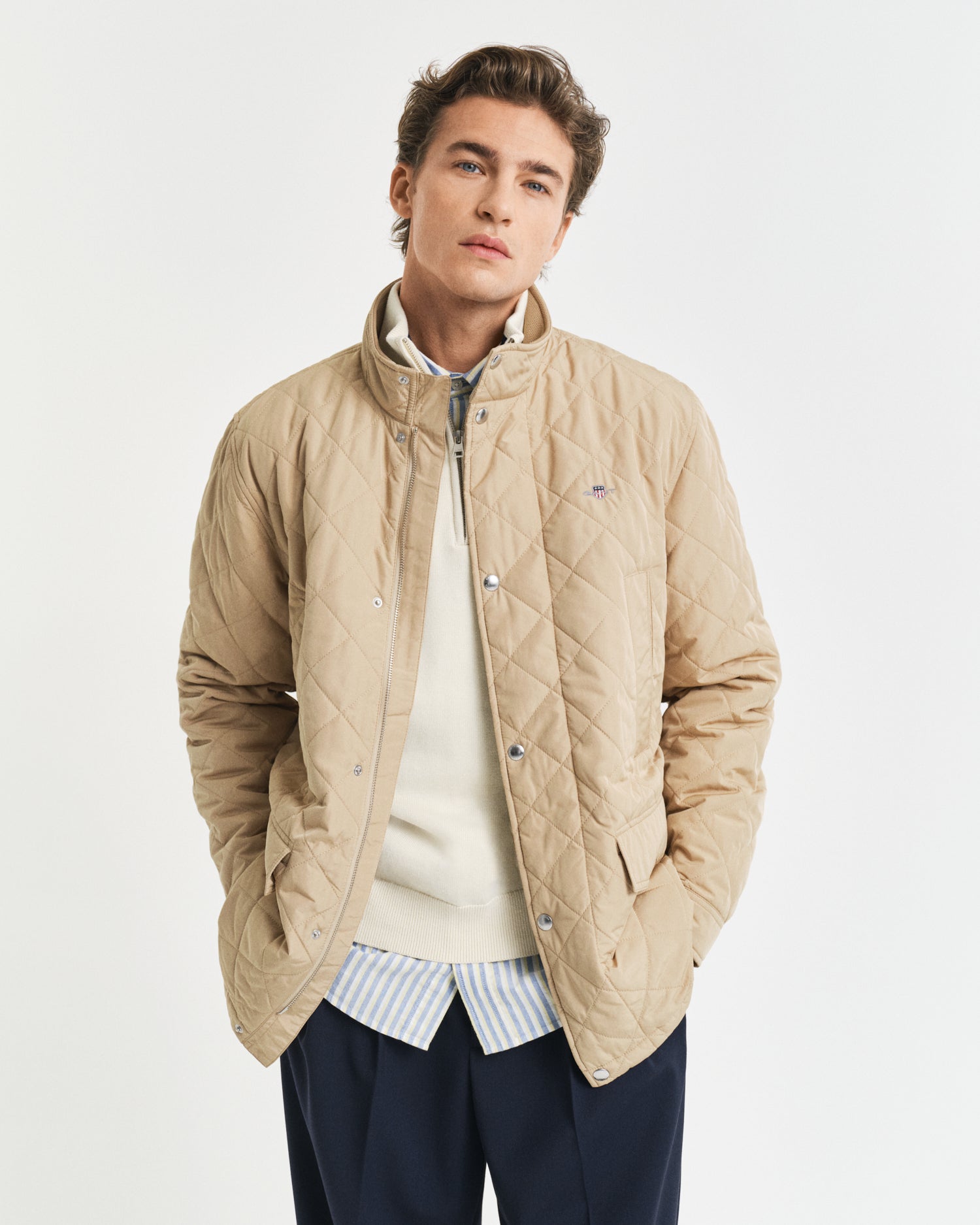 QUILTED WINDCHEATER MID JACKET