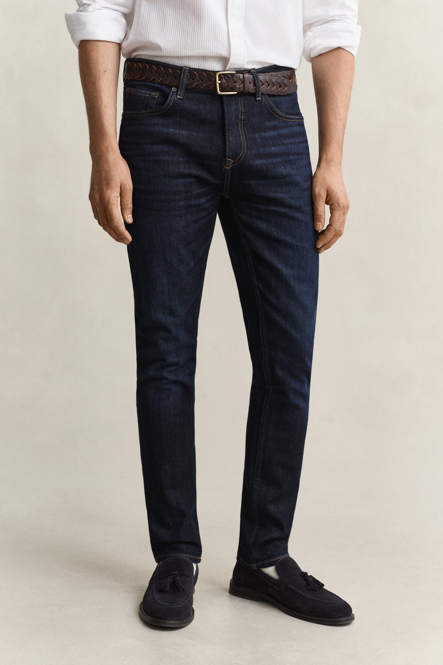 DARK BLUE BROKEN IN