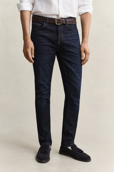 DARK BLUE BROKEN IN